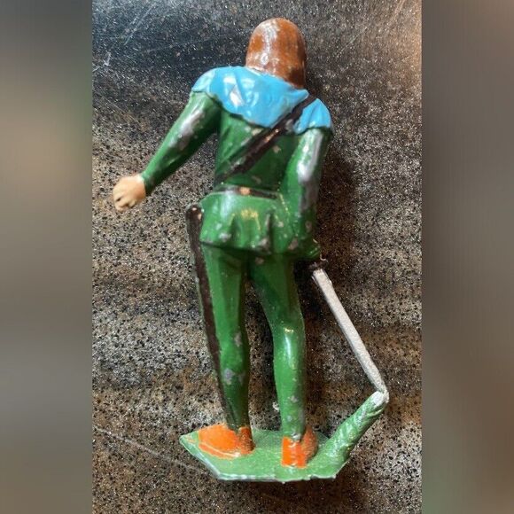 Lot 7 Robin Hood Friar Tuck Knights Cast Lead Figures Manoil Rare 1940/50 - Picture 15 of 16